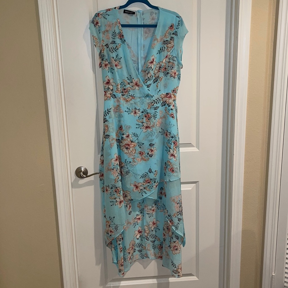 Blue Floral Dress